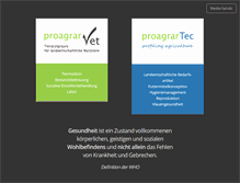 Tablet Screenshot of proagrarvet.de